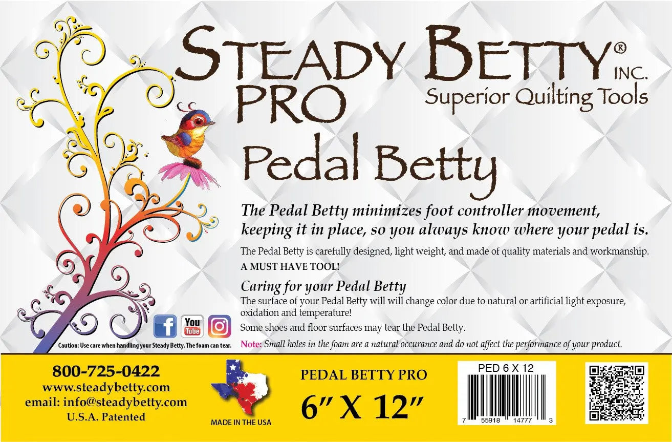 Steady Betty Pro Pedal Small - Linda's Electric Quilters