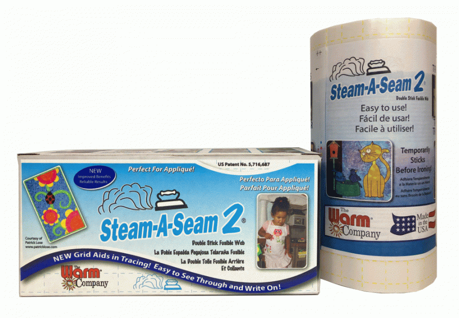 Steam-A-Seam 2 12" x 40 YD Fusible Web - Heat-Adhesive for Quilting and Crafting Warm Company