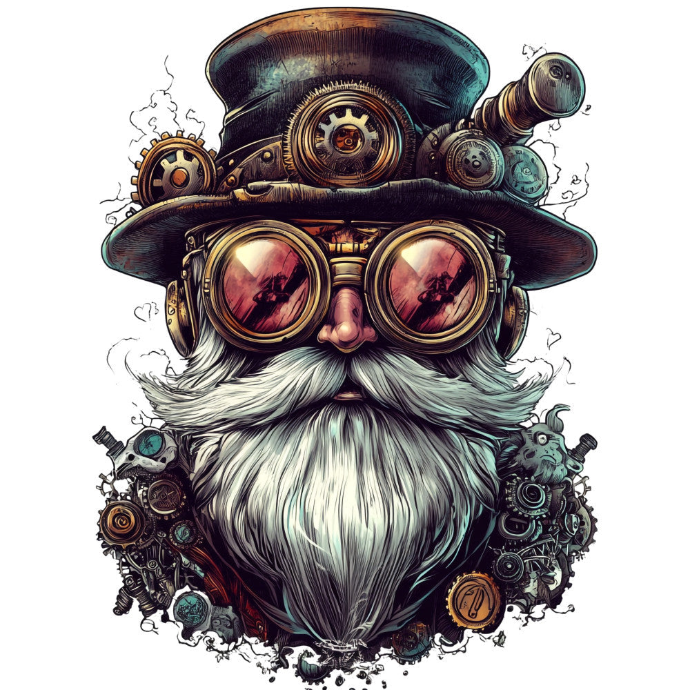 Steampunk Gnomes Fabric Panel 20