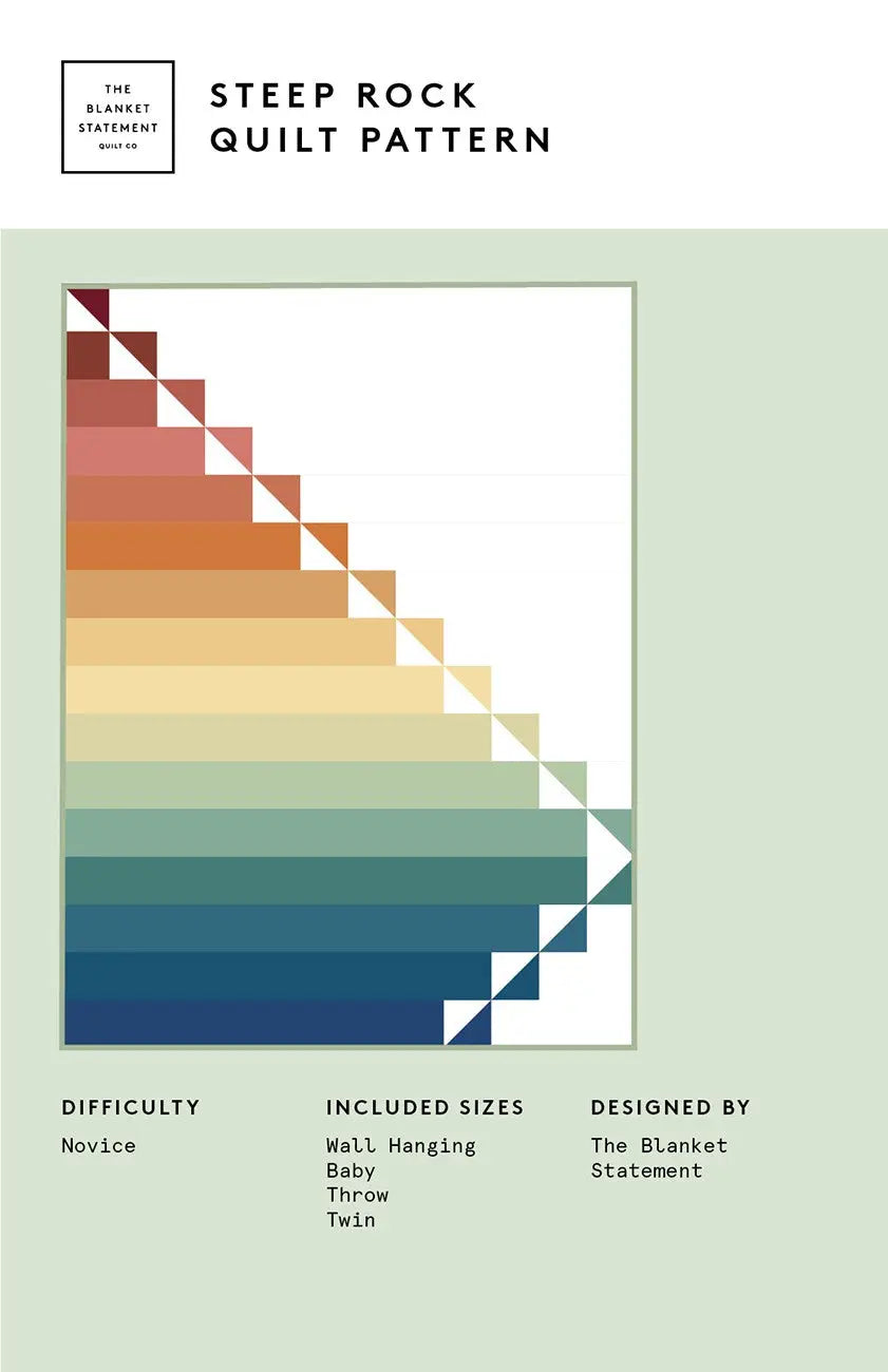 Steep Rock Quilt Pattern - Linda's Electric Quilters