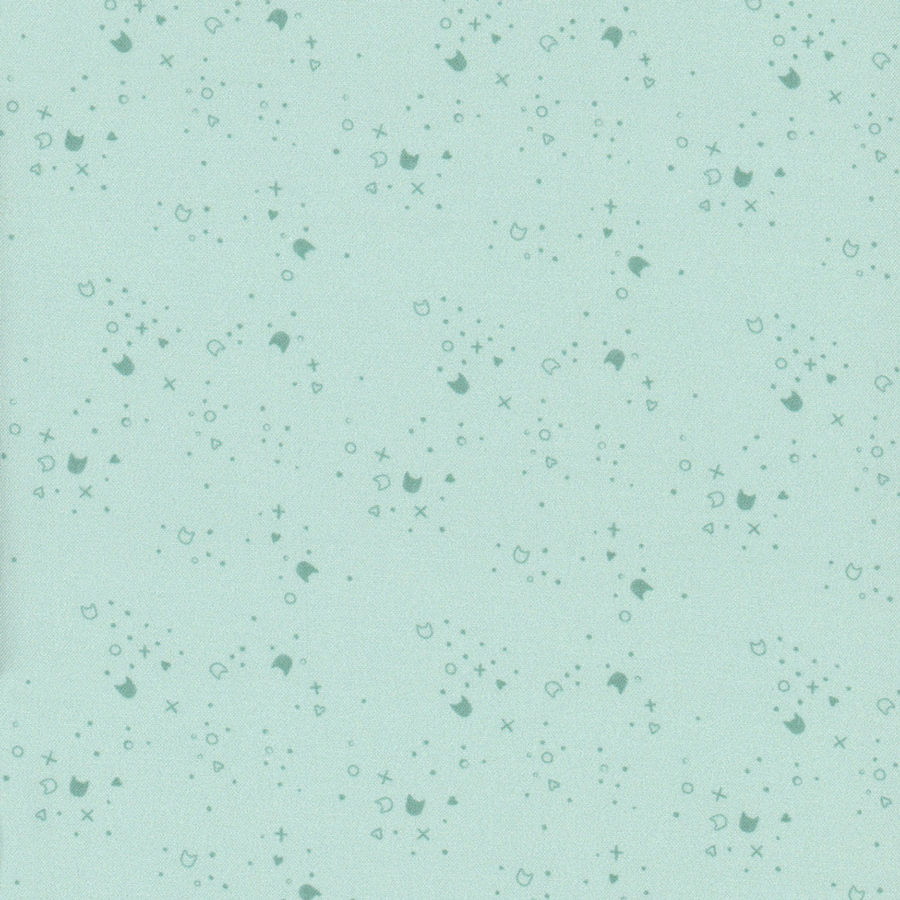 Dear Stella Kitty Litter Powder Cotton 43"/44" Fabric Per Yard