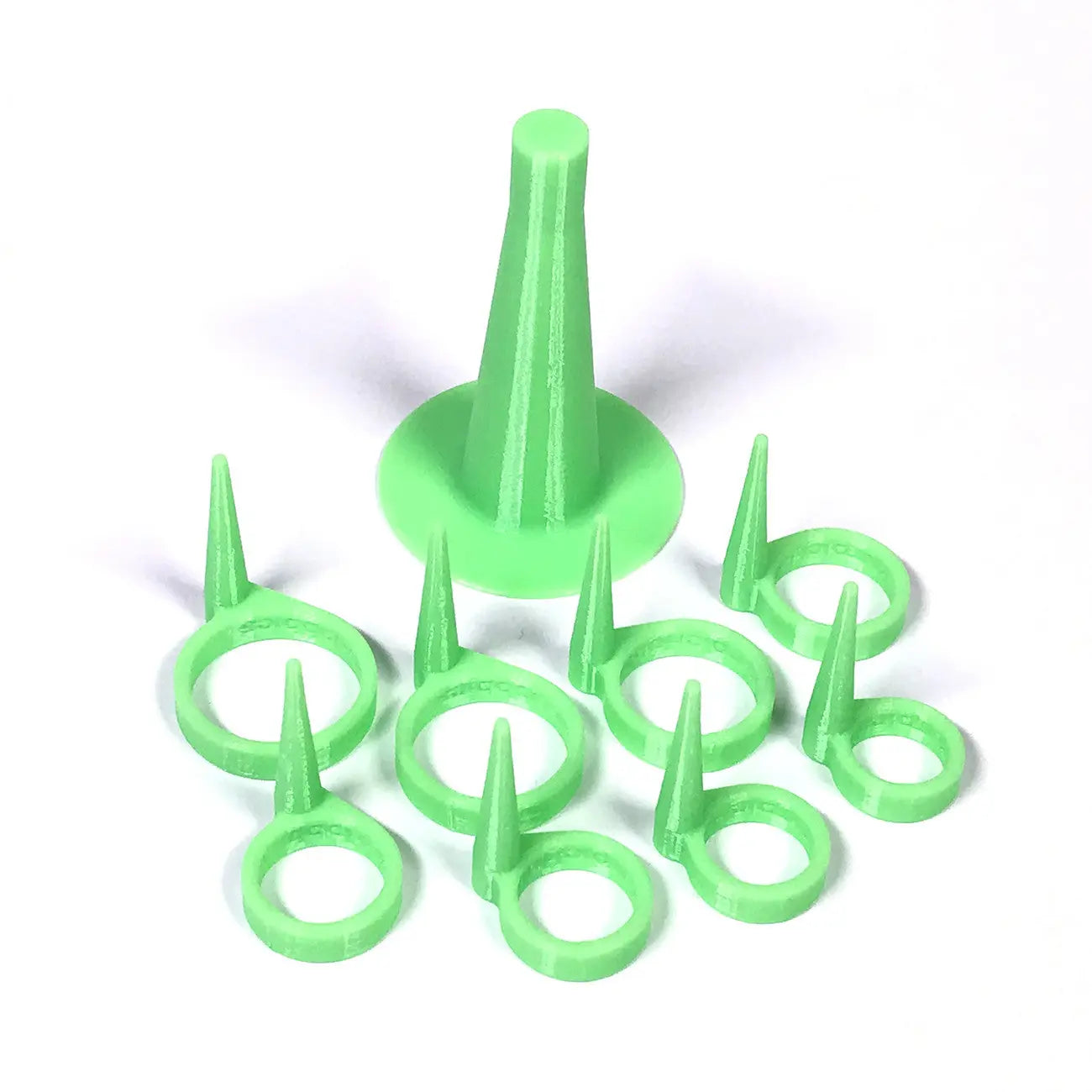 Stiletto Rings Lime 8pk - Linda's Electric Quilters