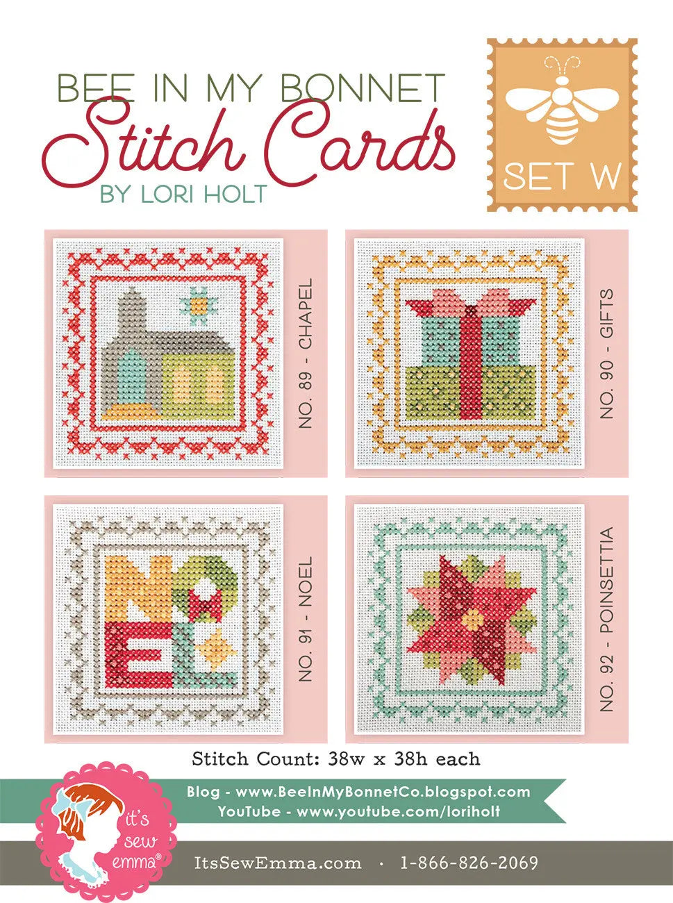 Stitch Card Set W - Linda's Electric Quilters