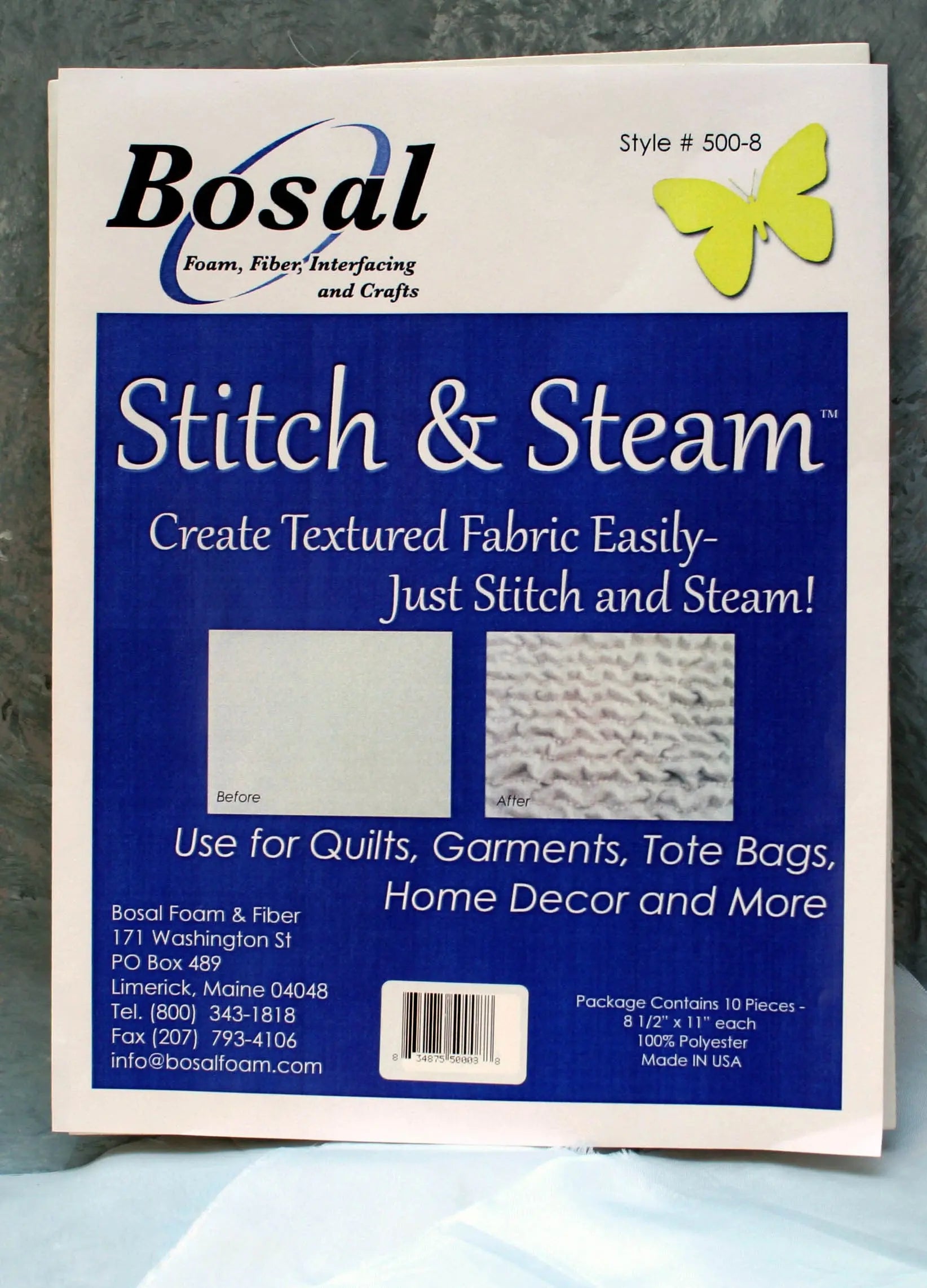 Stitch & Steam 8-1/2in x 11in 10pk - Linda's Electric Quilters