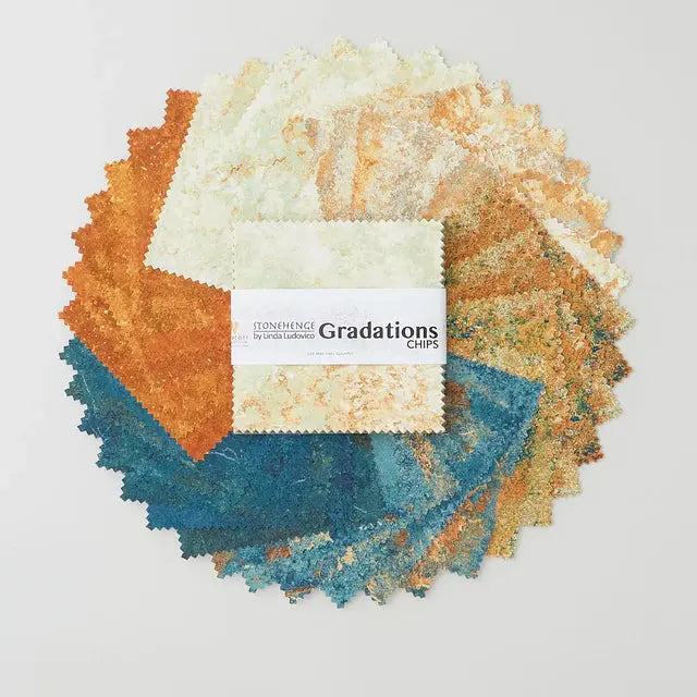 Stonehenge Gradations II Oxidized Copper Chips - Linda's Electric Quilters