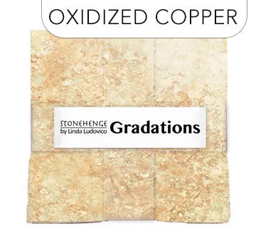 Stonehenge Gradations II Oxidized Copper Tiles - Linda's Electric Quilters