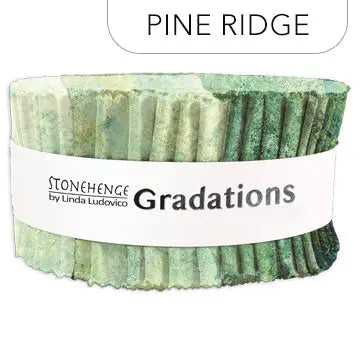 Stonehenge Gradations II Pine Ridge Strips - Linda's Electric Quilters