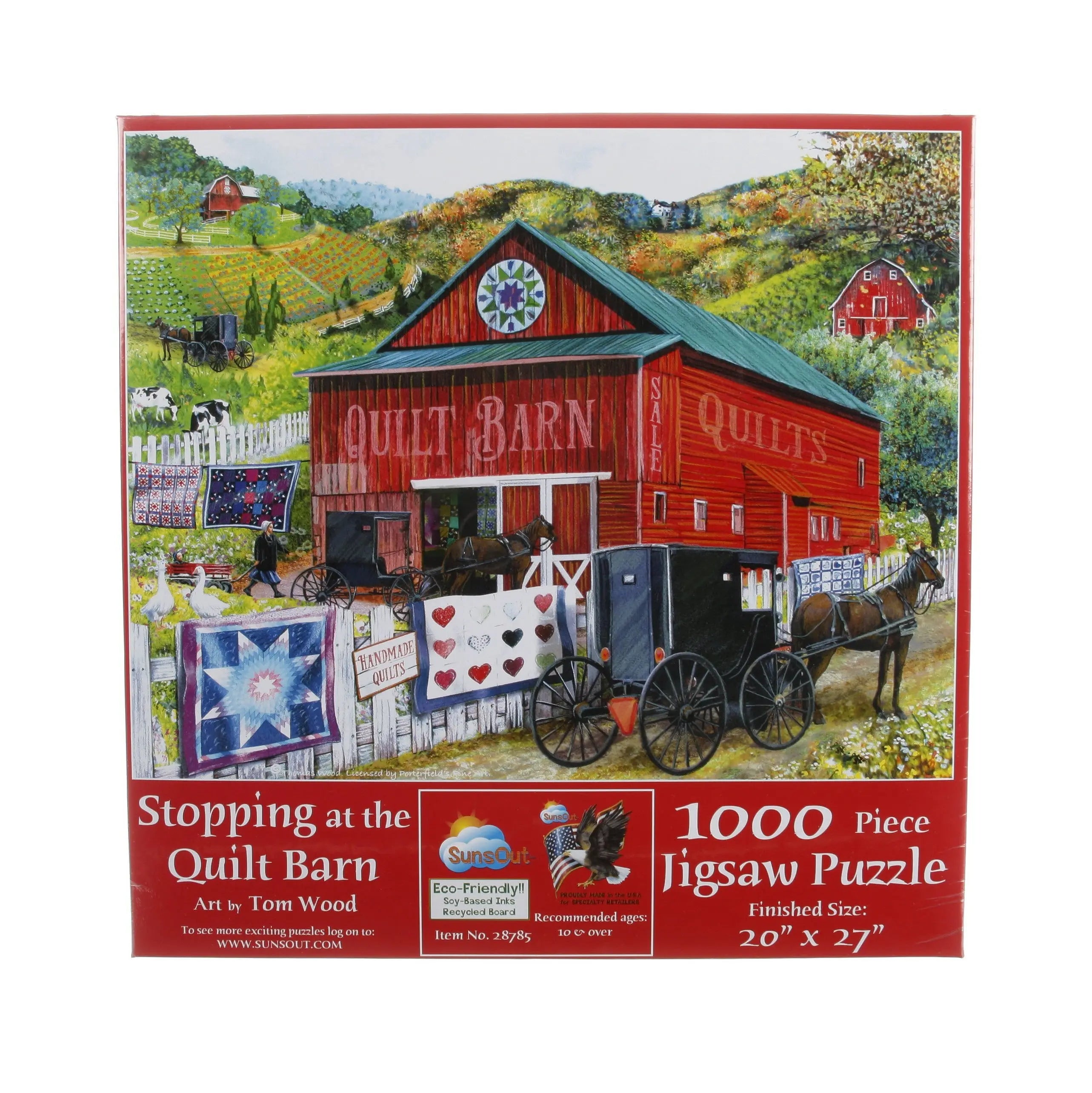 Stopping at the Quilt Barn 1000pc - Linda's Electric Quilters