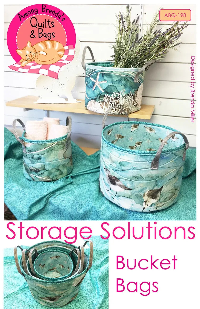 Storage Solutions Bucket Bags - Linda's Electric Quilters