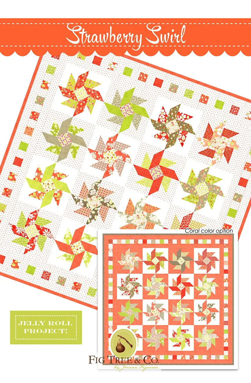 Strawberry Swirls - Linda's Electric Quilters