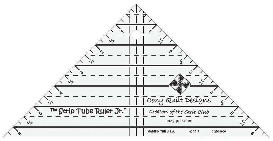 Strip Tube Junior Ruler - Linda's Electric Quilters