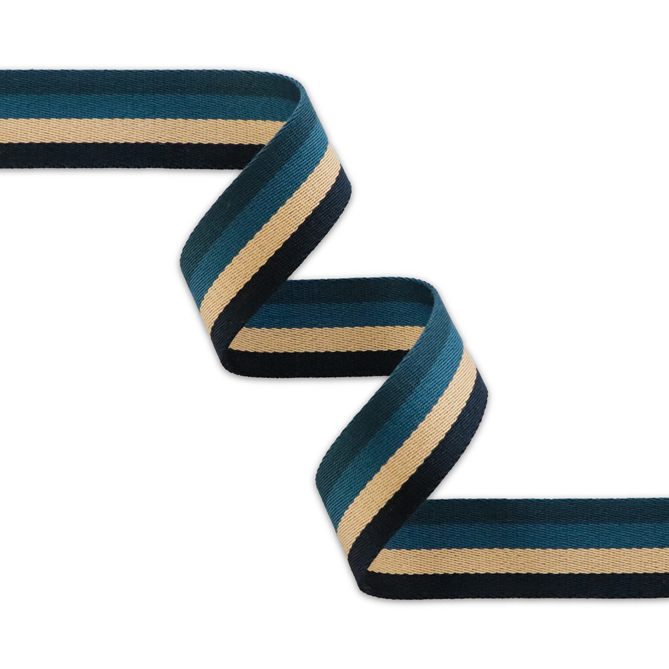 Striped Boathouse Webbing 1-1/2in x 3 yd