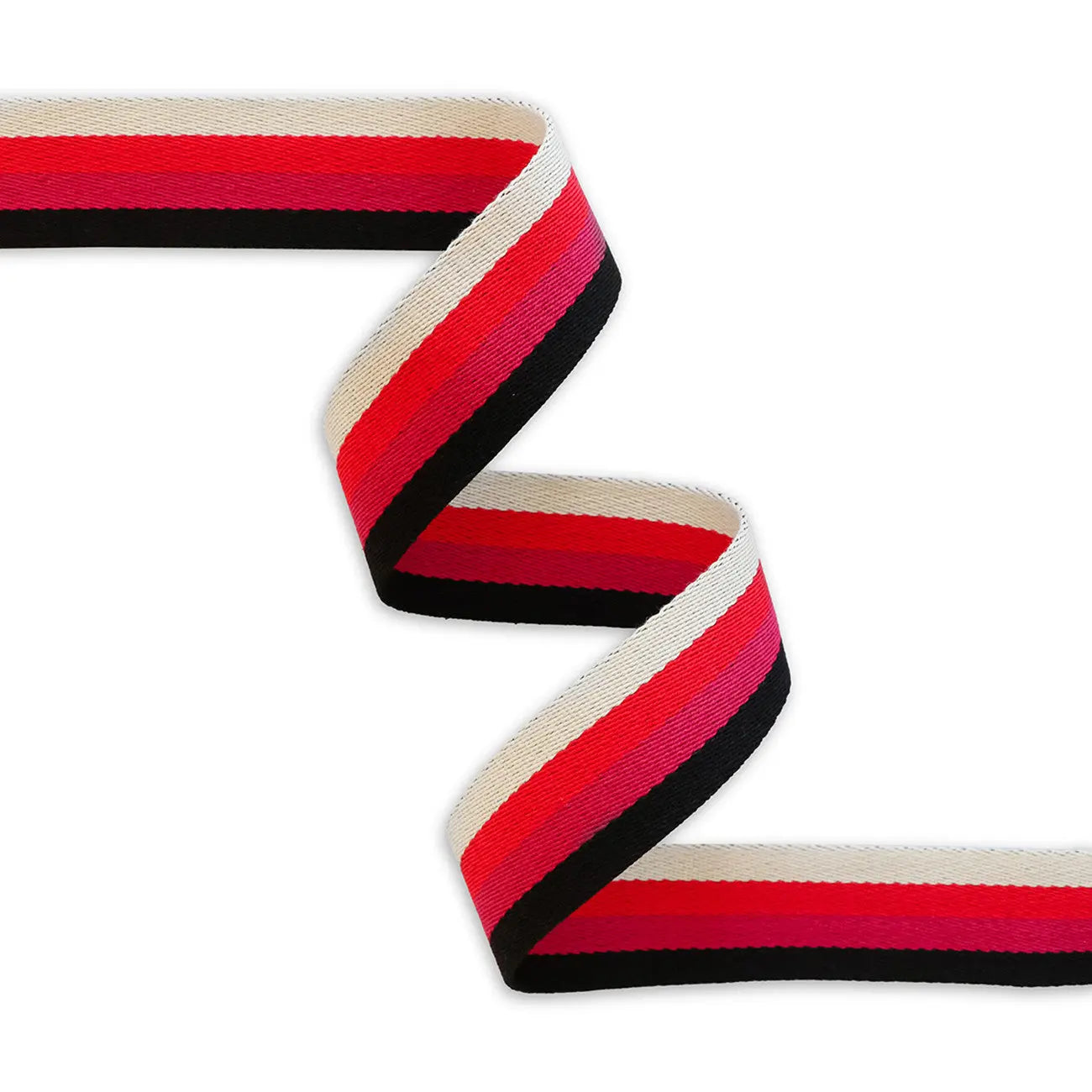 Striped Valentine Webbing 1-1/2in x 3 yd Checker Distributor