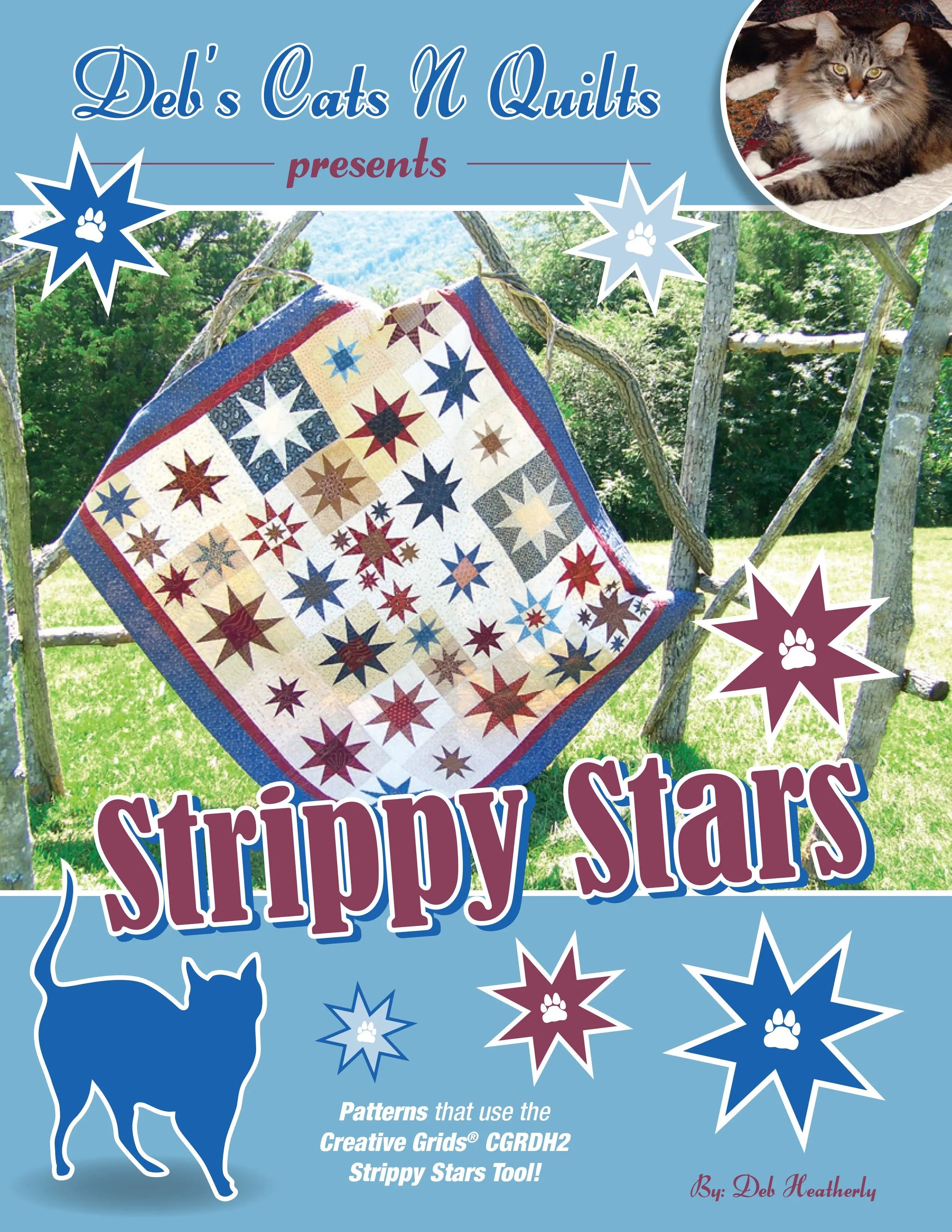 Strippy Stars - Linda's Electric Quilters