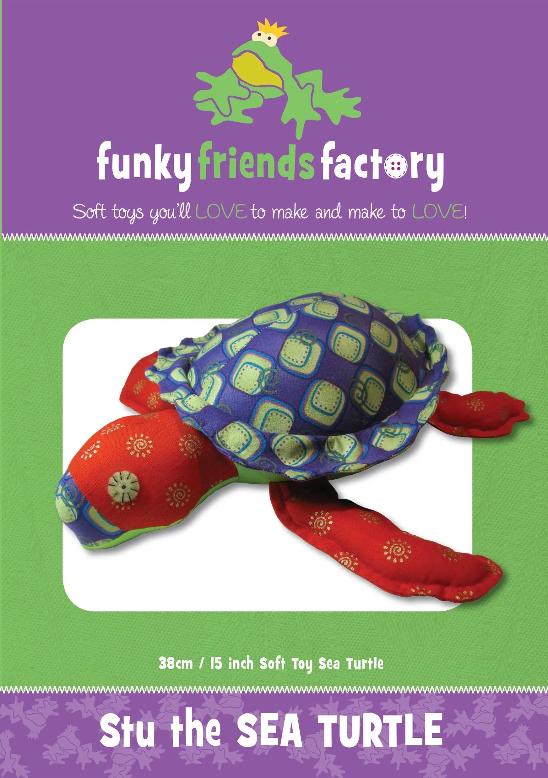 Stu Sea Turtle - Linda's Electric Quilters