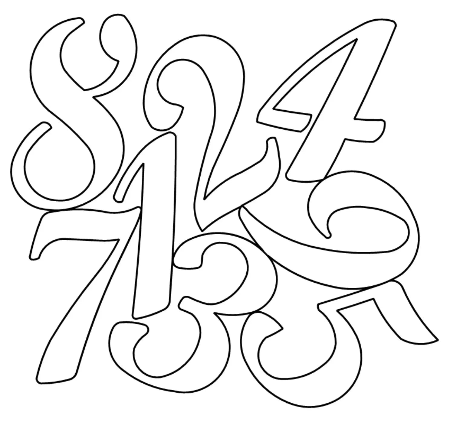 Sudoku Numbers E2E - Linda's Electric Quilters