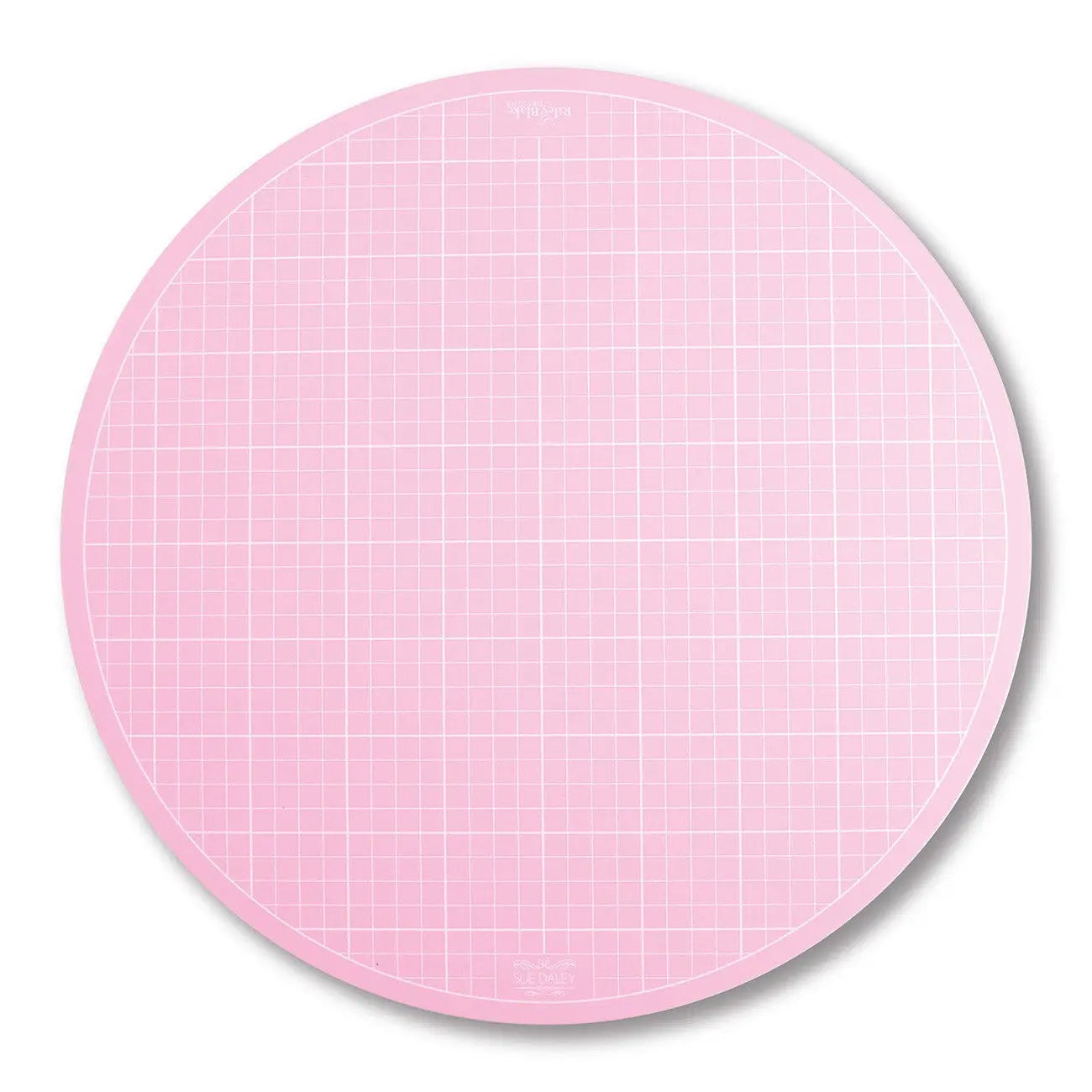 Sue Daley Round Rotating Cutting Mat 10in Pink - Linda's Electric Quilters
