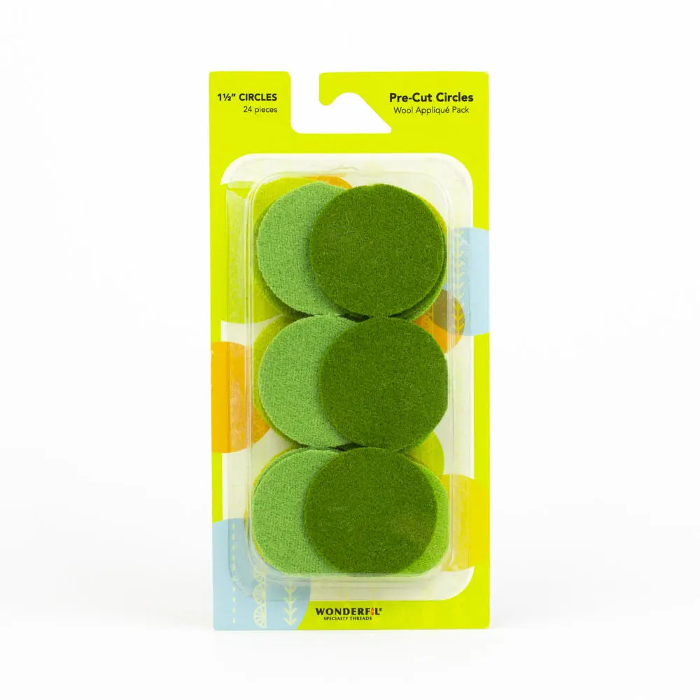 Sue Spargo Pre-cut Wool Circle Applique WonderFil USA