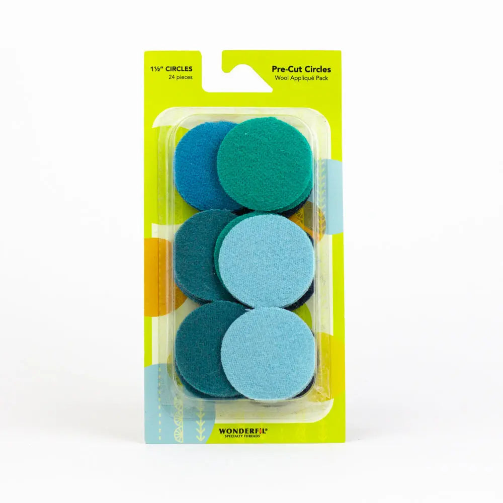 Sue Spargo Pre-cut Wool Circle Applique WonderFil USA