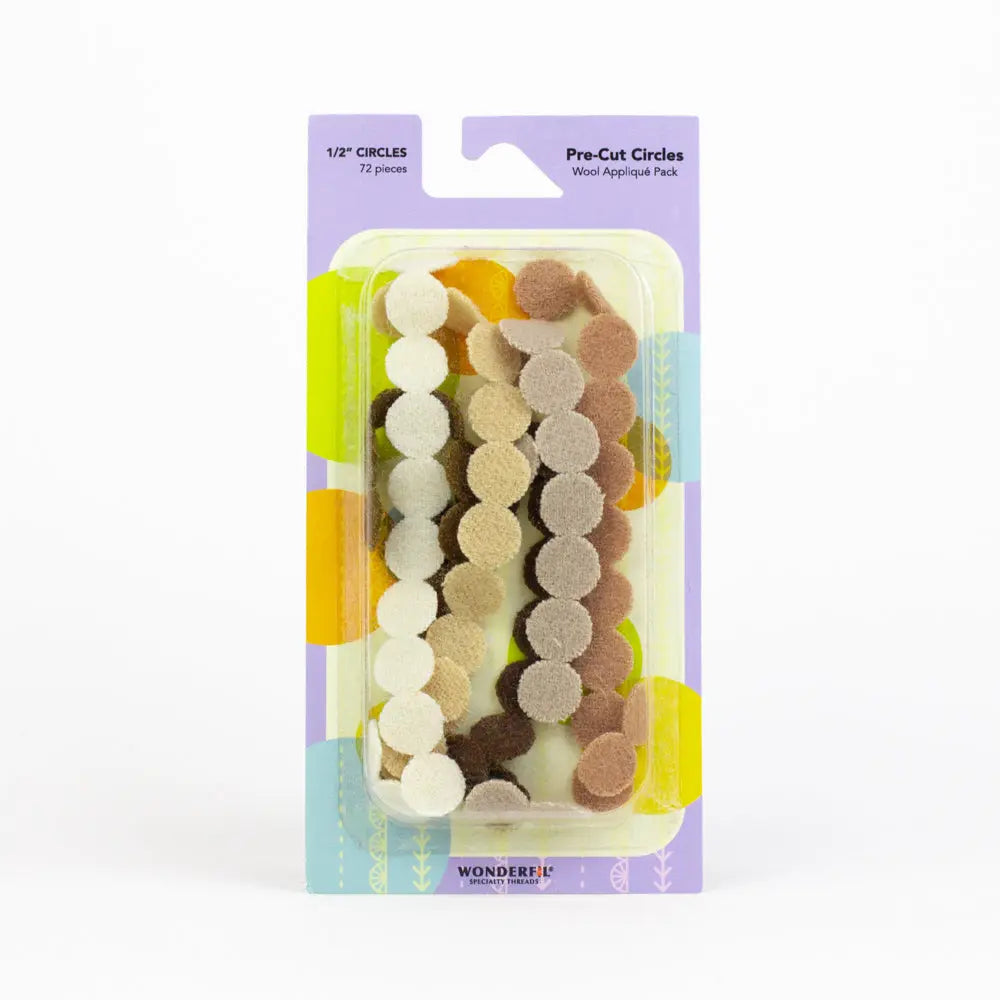 Sue Spargo Pre-cut Wool Circle Applique WonderFil USA