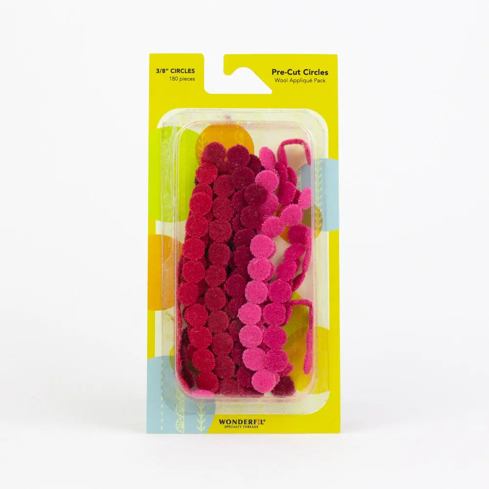 Sue Spargo Pre-cut Wool Circle Applique WonderFil USA