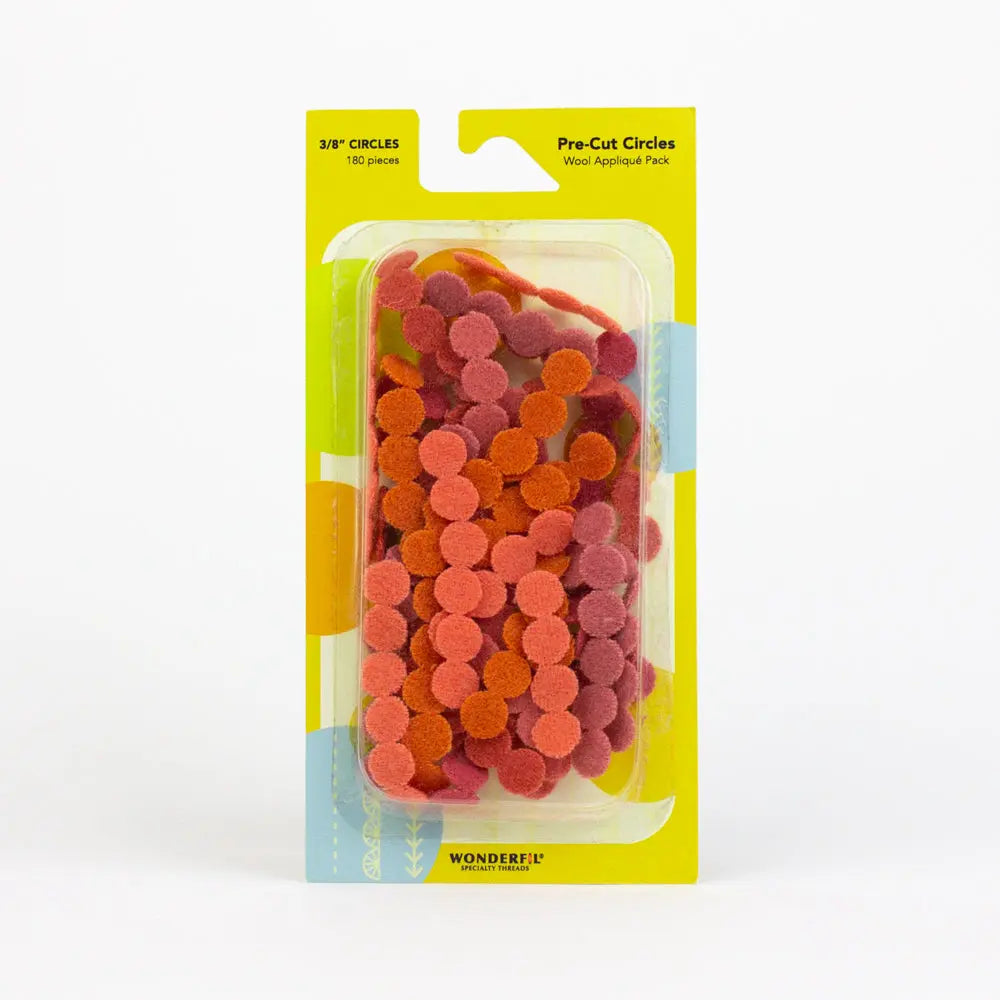 Sue Spargo Pre-cut Wool Circle Applique WonderFil USA
