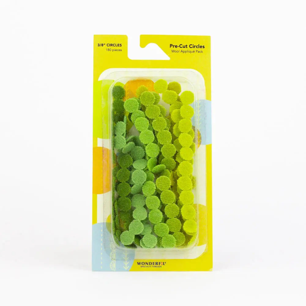 Sue Spargo Pre-cut Wool Circle Applique WonderFil USA