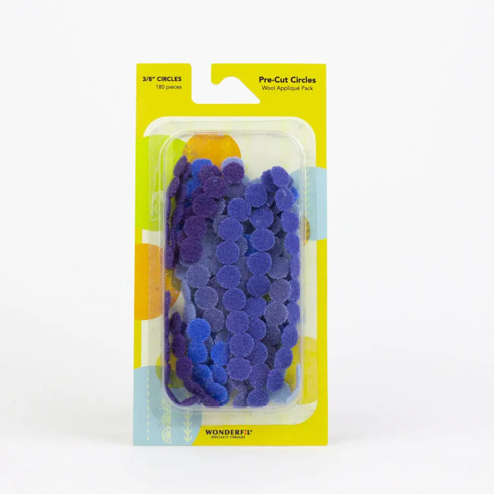 Sue Spargo Pre-cut Wool Circle Applique WonderFil USA