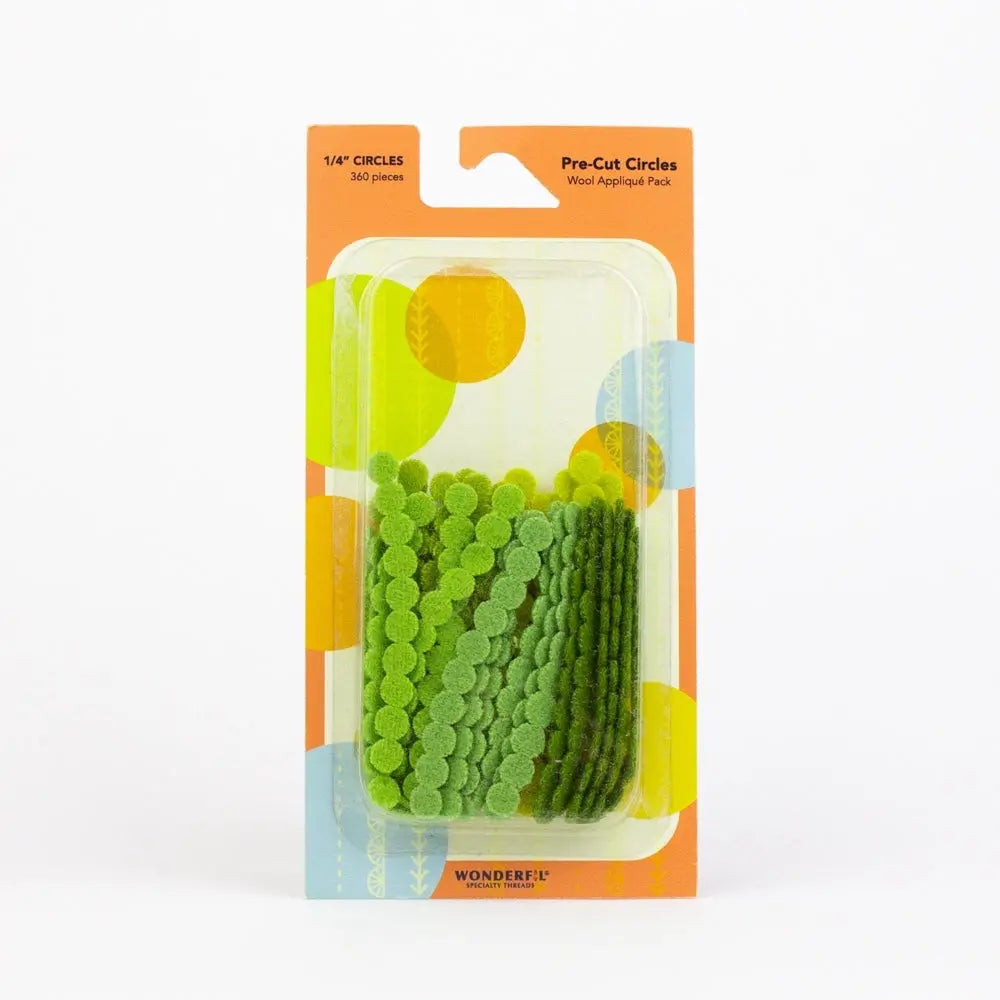 Sue Spargo Pre-cut Wool Circle Applique WonderFil USA