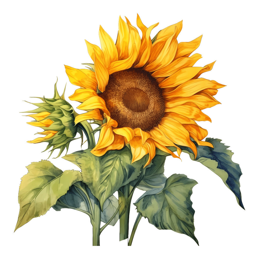 Summer Sunflowers Fabric Panel 12