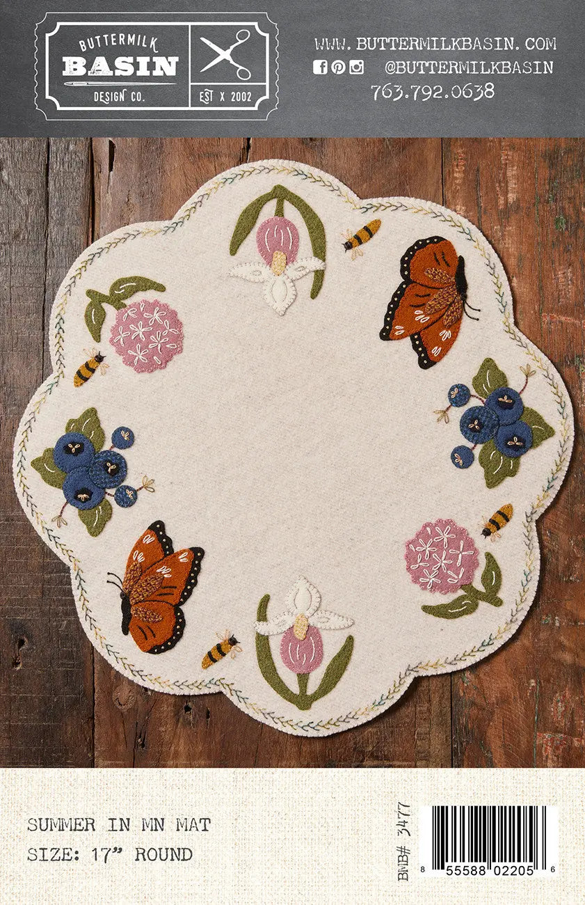 Summer in MN Mat - Linda's Electric Quilters
