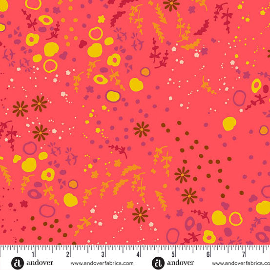 Sun Print 2026 Equanimity Strawberry Cotton 44"/45" Fabric Per Yard