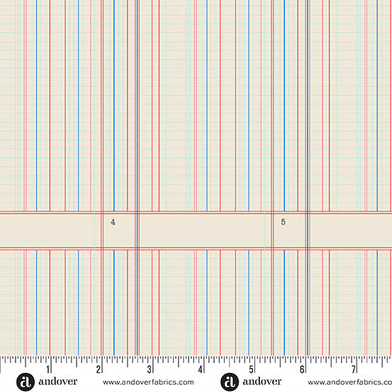 Sun Print 2026 Ledger Paper Cotton 44"/45" Fabric Per Yard
