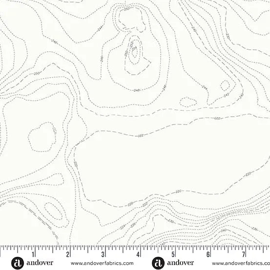 Sun Print Whisper Boulder Topography 44"/45" Fabric Per Yard Andover Fabrics