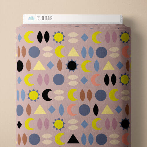 Sun Seed Moon - Sun and Moon 44" / 45" Fabric Per Yard