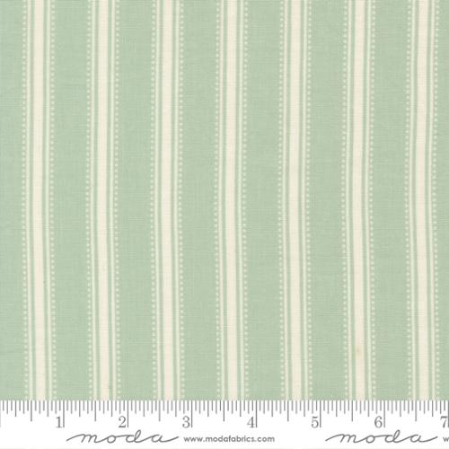 Sunbonnet Dusty Blue Stripes Cotton 44"/45" Fabric Per Yard