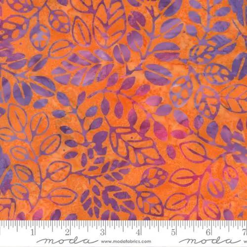 Sunburst Batiks Tangerine 4370-14 Cotton 44"/45" Fabric Per Yard Moda Fabrics & Supplies