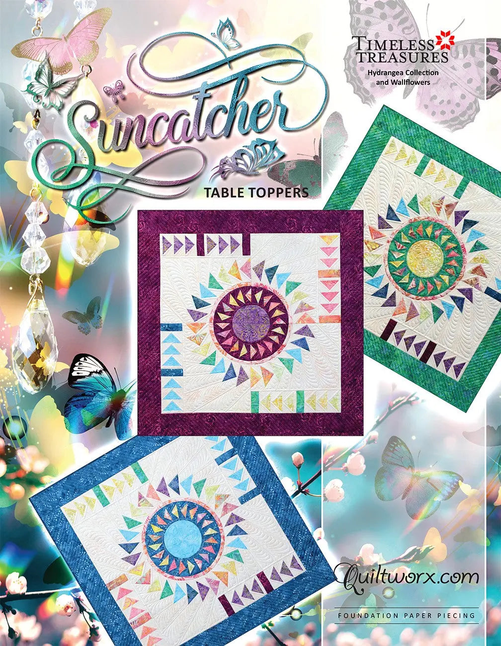 Suncatcher Table Topper - Linda's Electric Quilters