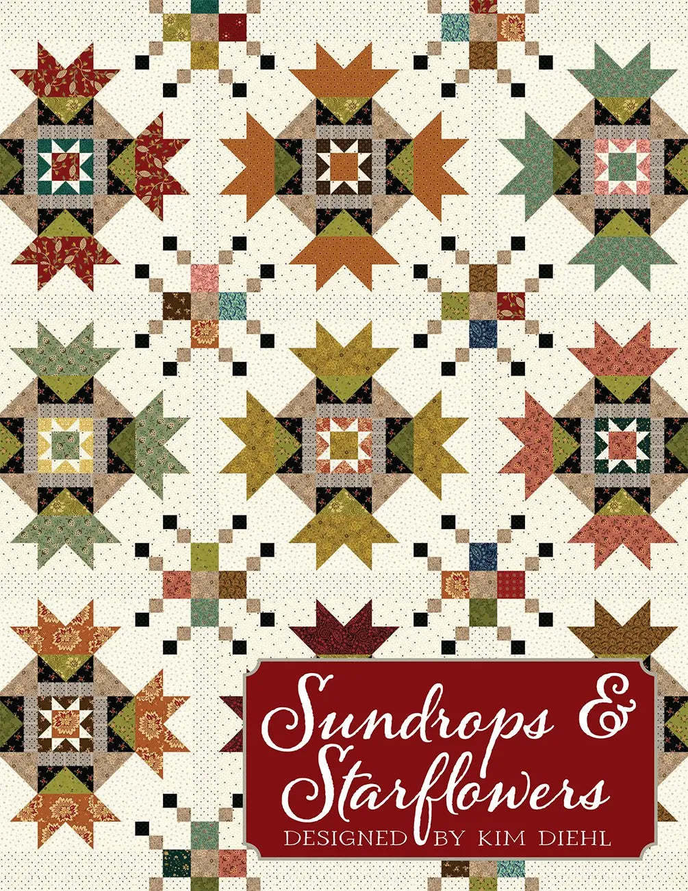 Sundrops & Starflowers Quilt Pattern - Linda's Electric Quilters