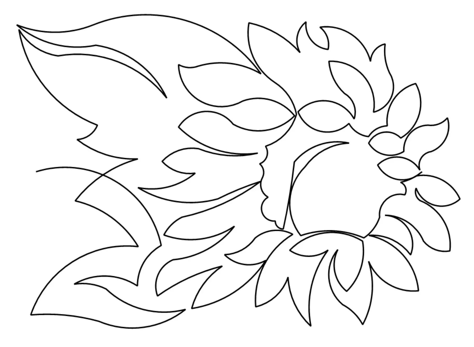 Sunflower E2E - Linda's Electric Quilters