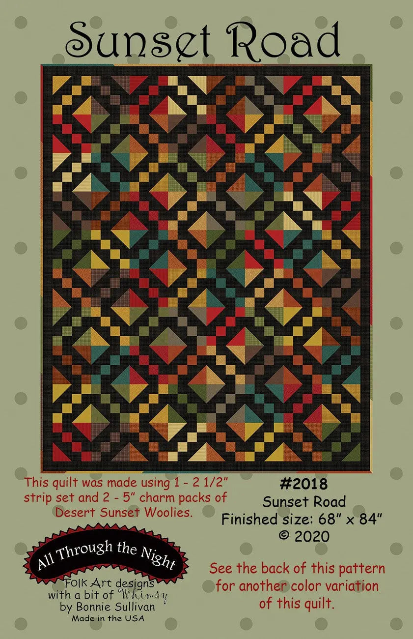 Sunset Road - Linda's Electric Quilters