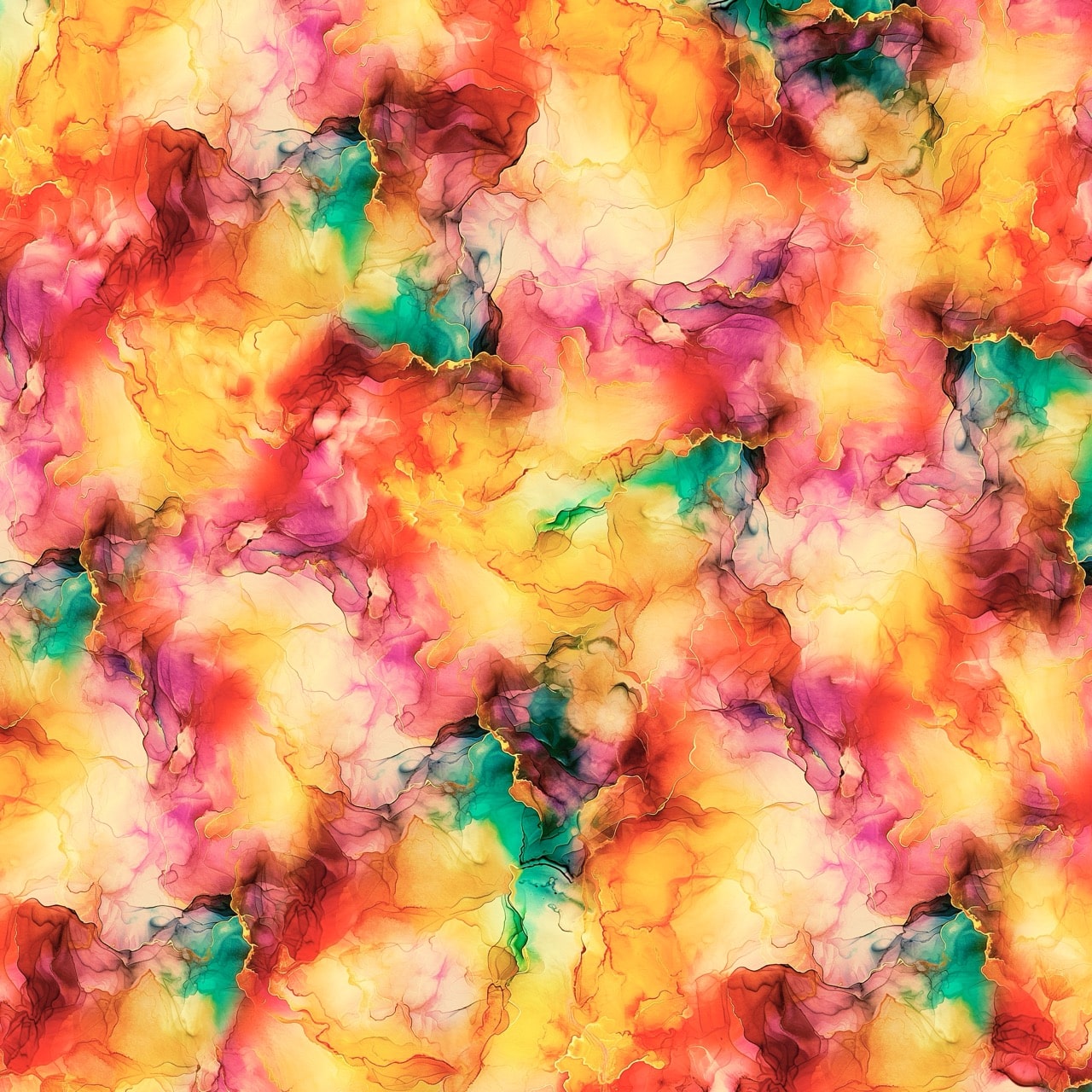 Sunset Sherbet Quilt Back - Starburst 108" wide Fabric per yard