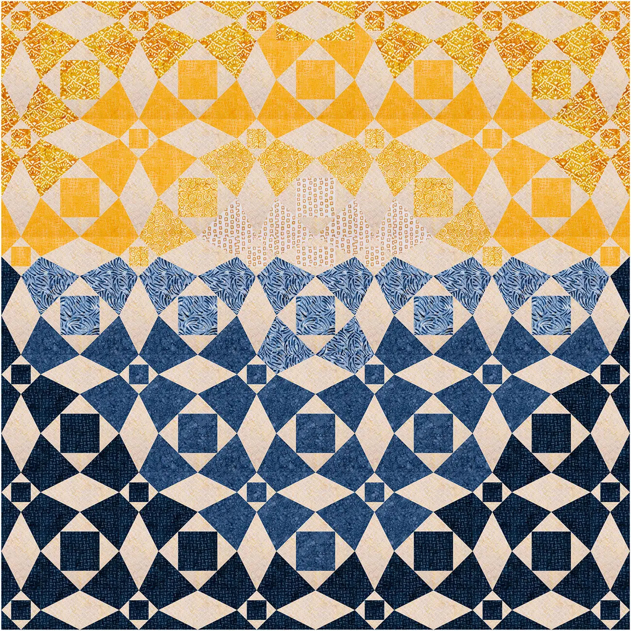 Sunset at Sea by Ashley Hough - Linda's Electric Quilters