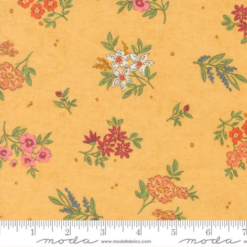 Sunshine Fieldrush Camellia 44 45 inch Cotton Fabric Moda Fabrics