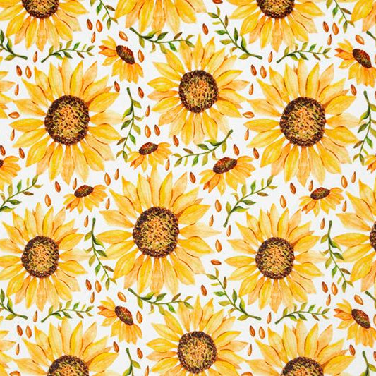 Sunshine Sunshine Flower Digital Cuddle 58/60" Fabric Per Yard