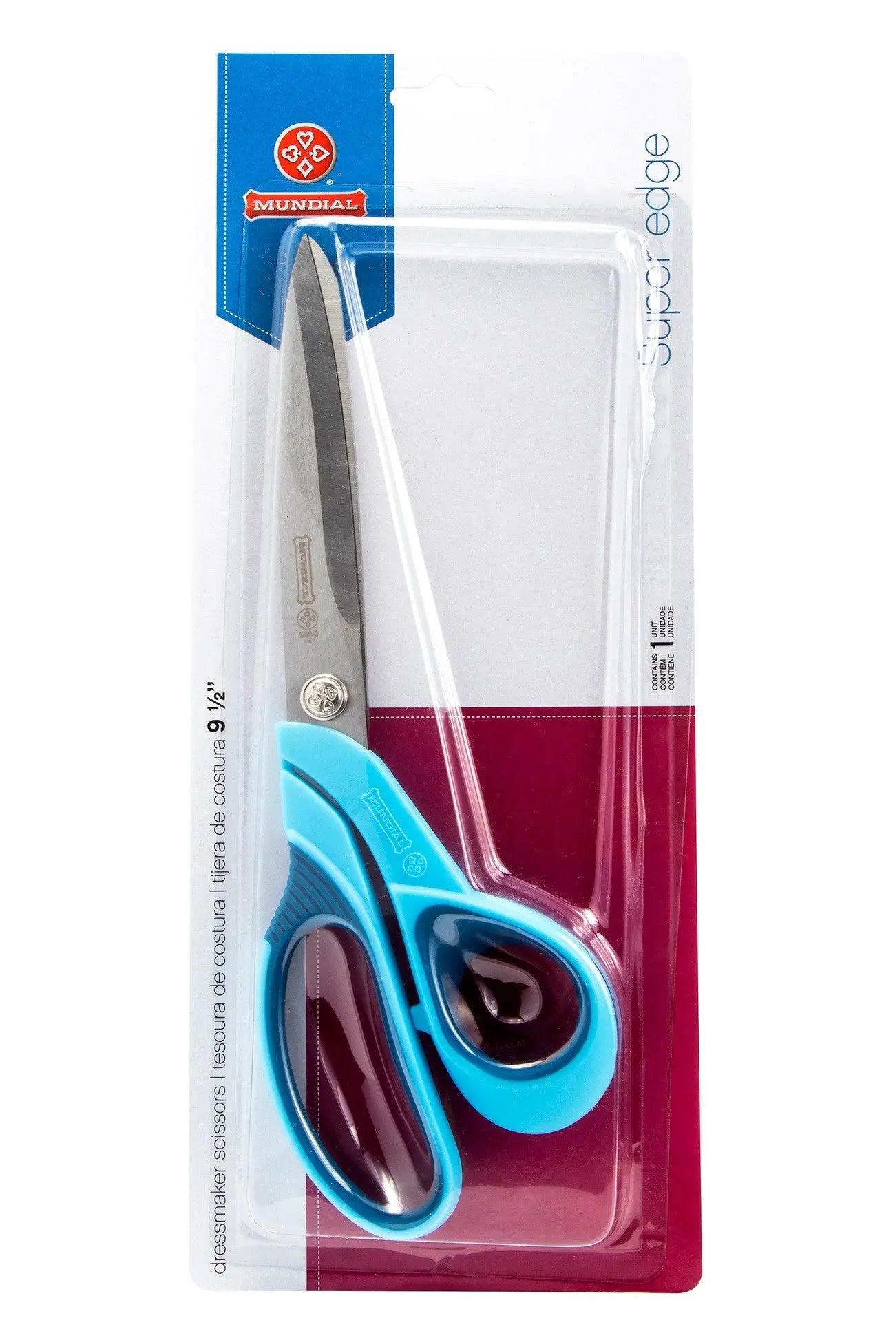 Superedge 9-1/2in Dressmakers Scissor Blue - Linda's Electric Quilters