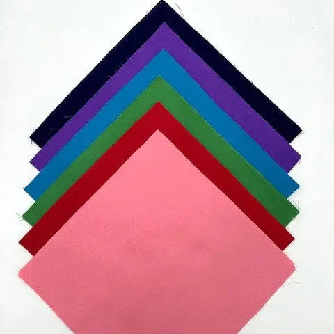 Blue. Green, Pink, Purple, Red - Supreme Solids - 10x10 Layers - Color Pop (42 cuts)