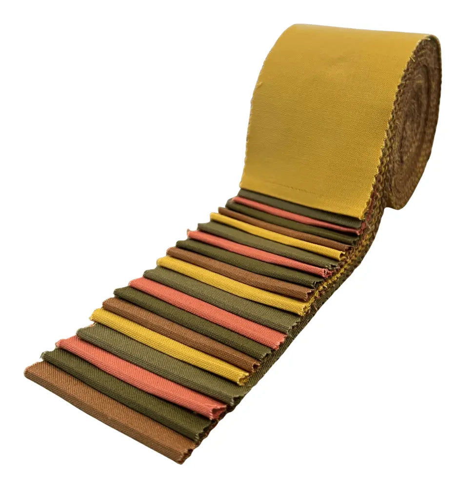 Supreme Solids - 2.5" Roll - Autumn Hues (40 Strips) The Fabric Company