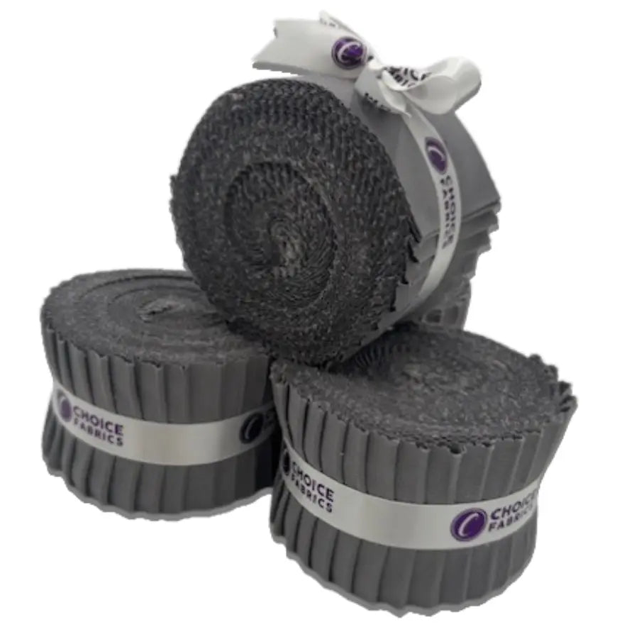 Grey Supreme Solids - 2.5" Roll - Frost Gray (20 cuts)