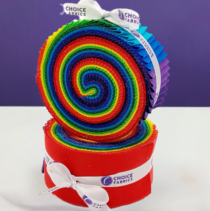 Multi Color - Supreme Solids - 2.5" Roll - Jumbo Rainbow (40 cuts)